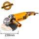 INGCO Ηλεκτρικός Γωνιακός Τροχός 2400W 230mm AG24008E
