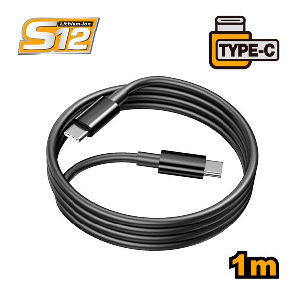 INGCO Καλώδιο Φόρτισης USB Type-C σε Type-C 1m IUCC02