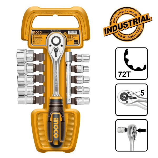 INGCO Καρυδάκια 1/2" Σετ 12 τεμ. HKTS12122