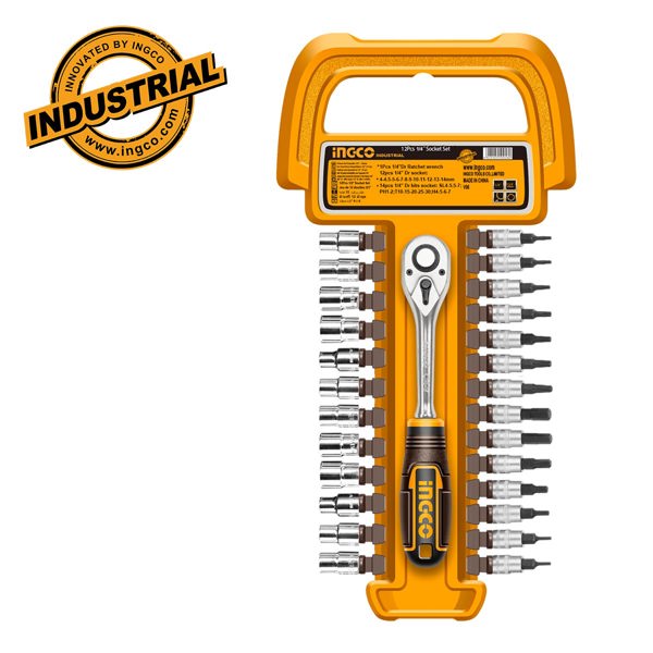 INGCO Καρυδάκια 1/4" Σετ 27 τεμ. HKTS14271