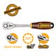 INGCO Καστάνια Ίσια 1/2" 72Τ HRTH0812