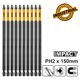 INGCO Κατσαβιδόμυτες 1/4" PH2x150mm 10 τεμ. SDBIM11PH263