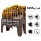 INGCO Κατσαβίδια και Μύτες σε Σταντ Σετ 100 τεμ. HKSD10028