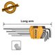 INGCO Κλειδιά Άλλεν 1.5-10mm Σετ 9 τεμ. HHK11091