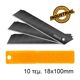 [Product / Manufacturer_name] Λάμες Φαλτσέτας Μαύρο 18mmx100mm Hkncb181 6942141808890