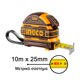 INGCO Μετροταινία με Διπλό Στοπ 10m x 25mm HSMT081025-1