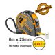 INGCO Μετροταινία Profi 8m x 25mm HSMT88081E