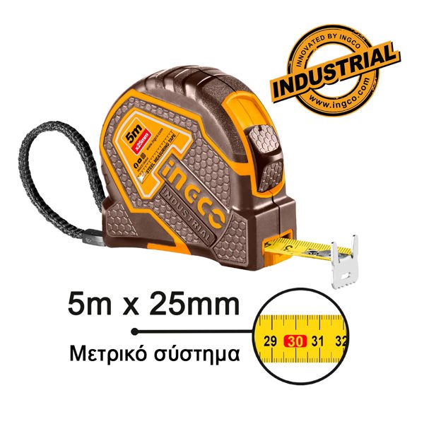 INGCO Μετροταινία Profi 5m x 25mm HSMT88051E