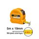 INGCO Μετροταινία 5m x 19mm HSMT39519-1