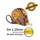 INGCO Μετροταινία 5m x 25mm HSMT8805.1