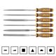 INGCO Μίνι Λίμες Σιδήρου 140mm Σετ 6 τεμ. HKTF63