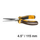 INGCO Μίνι Μυτοτσίμπιδο Ίσιο Μακρύ 115mm HMNNP08115