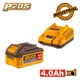 Μπαταρία 20V 4.0Ah Li-Ion + Φορτιστής 2Α Σετ