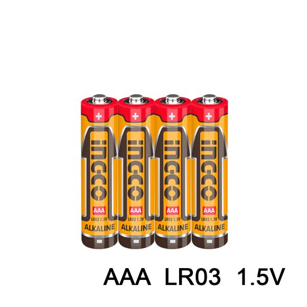 INGCO Μπαταρία Αλκαλική LR03 (ΑΑΑ) 4 τεμ. HAB3A01