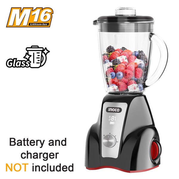 INGCO Μπλέντερ Μπαταρίας 16V Li-Ion 1.5L SOLO CJB050K