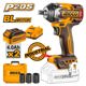 INGCO Μπουλονόκλειδο Κρουστικό Μπαταρίας 20V Li-Ion 500-650Nm CIWLI2050E