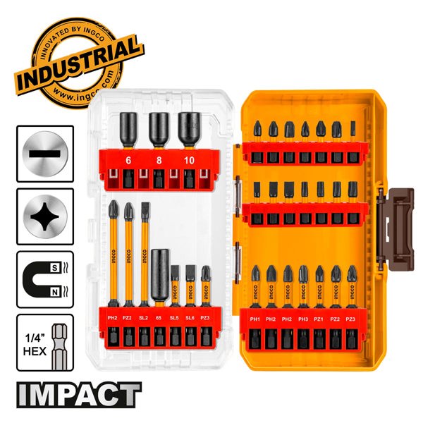 INGCO Μύτες Impact Σετ 31 τεμ. AKDL11306