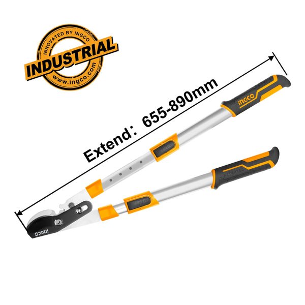 INGCO Ψαλίδι Κλάδου 30" με Τηλεσκοπικές Λαβές AL 655-890mm HLTA7608