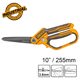 INGCO Ψαλίδι Οικιακής Χρήσης B.T. 255mm HSCRS832558