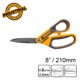 INGCO Ψαλίδι Οικιακής Χρήσης B.T. 210mm HSCRS812108