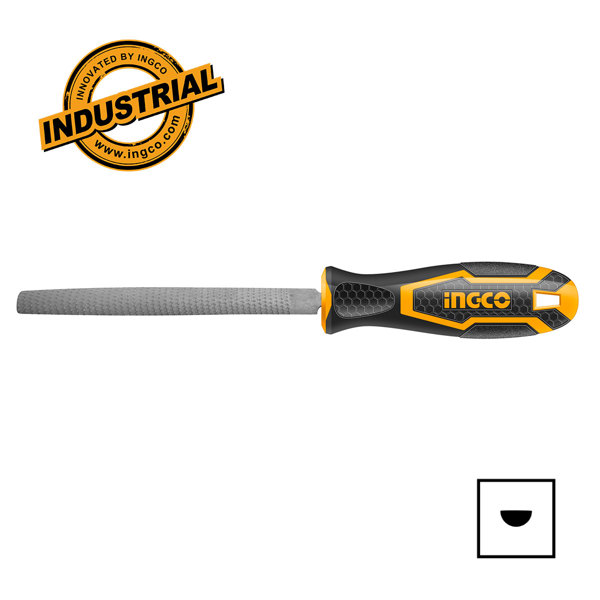 INGCO Ράσπα Ξύλου 200mm Ημιστρόγγυλη HWHF088
