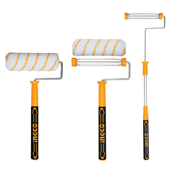 INGCO Ρολό Βαφής Πτυσσόμενο 9" με Ύψος Ινών 12mm HRHT442302T