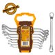 INGCO Σετ 8 τεμ. Πολύγωνα 6-22mm HKSPA3088