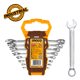 INGCO Σετ 8 τεμ. Γερμανοπολύγωνα 6-19mm HKSPA1088-I
