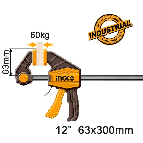 INGCO Σφιγκτήρας Μαραγκών Αυτόματος 12" HQBC01602