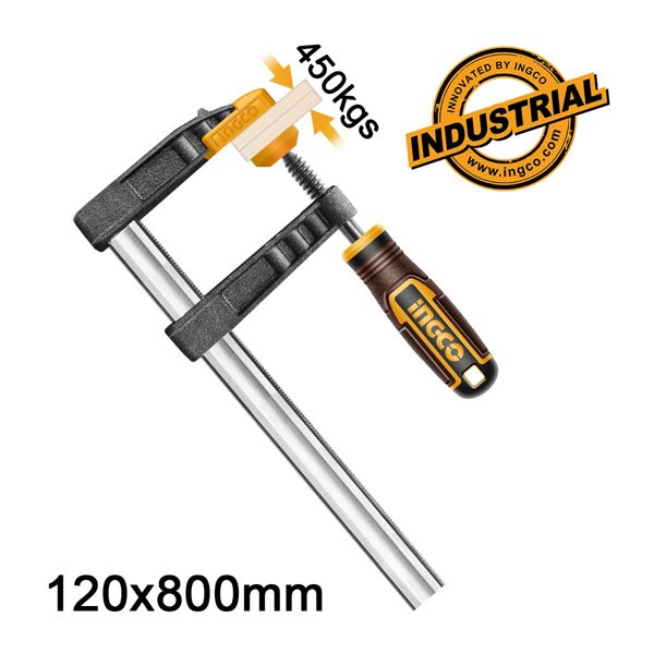 INGCO Σφιγκτήρας Μαραγκών Βαρέος Τύπου 120x800mm HFC021203