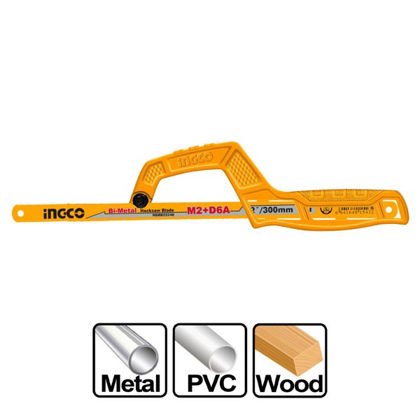 INGCO Σιδηροπρίονο Χειρός Μονής Λαβής MHHF1504