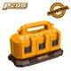INGCO Ταχυφορτιστής 6 Θέσεων 6x20V 4A FCLI2064