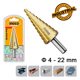 INGCO Τρυπάνι Κωνικό με Διαβάθμιση 4-22 mm AKSDS42203