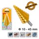 INGCO Τρυπάνι Κωνικό με Διαβάθμιση 10-45 mm AKSDS10453