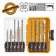 INGCO Τρυπάνια SDS Plus 6-16mm Σετ 9 τεμ. AKDL30906