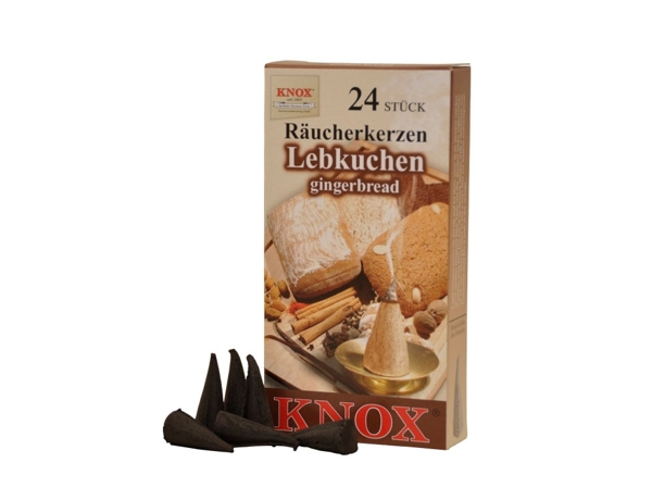 ΑΡΩΜΑΤΙΚΆ ΓΙΑ ΞΎΛΙΝΟΥΣ SMOKERS KNOX INCENSE CONES 3CM, SET OF 24(10023134) GINGER 4105640013253