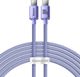 Καλώδιο USB Baseus USB-C - USB-C 2 m Μωβ (baseus_20220224134343)