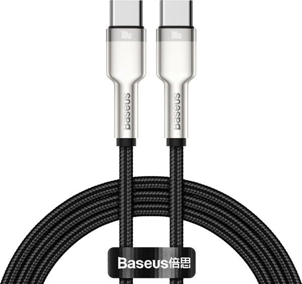 Καλώδιο USB Baseus USB-C - USB-C 1 m Μαύρο (baseus_20210316144810)