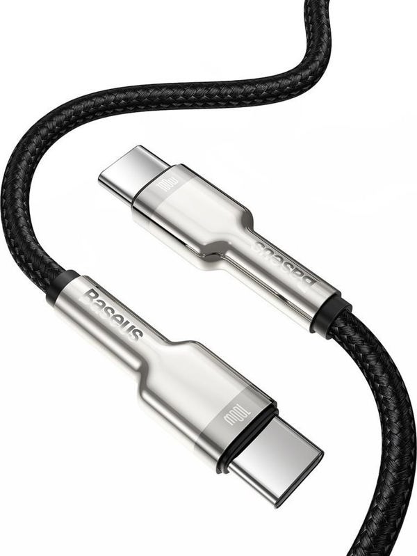Καλώδιο USB Baseus USB-C - USB-C 1 m Μαύρο (baseus_20210316144810)