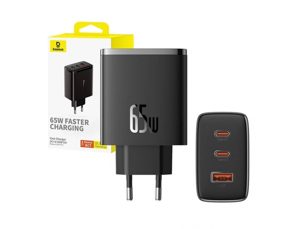 Φορτιστής Baseus OS-Cube Pro 1x USB-A 2x USB-C 3 A (P10152301113-00)