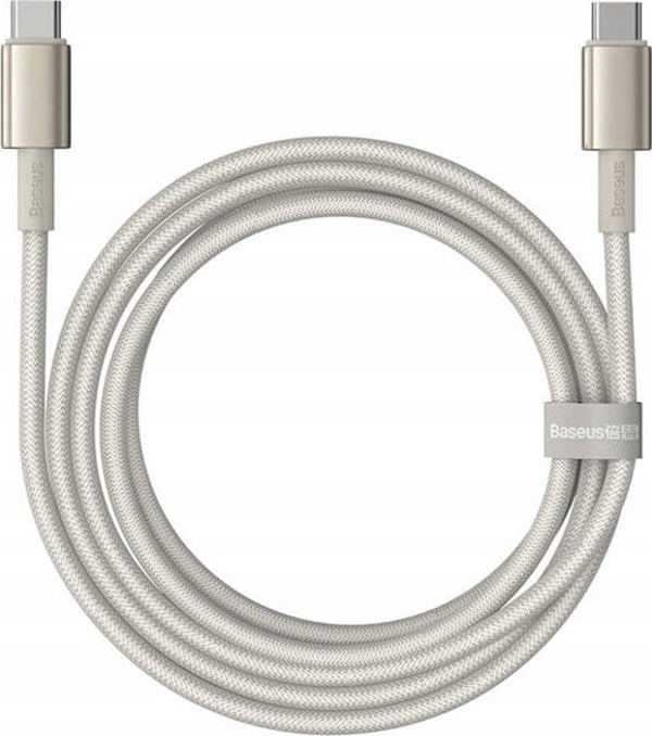 Καλώδιο USB Baseus USB-C - USB-C 2 m Χρυσό (BSU4882)