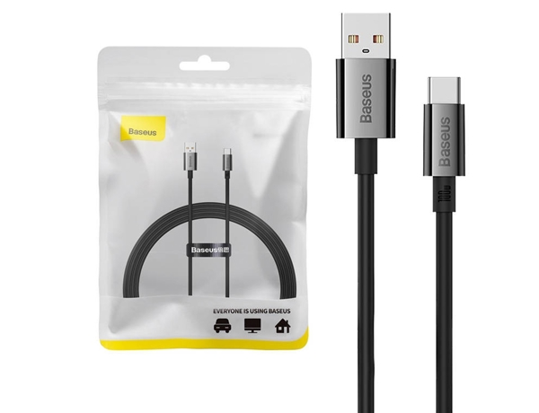 Baseus Cable USB to USB-C Superior 100W 2m Black (P10320102114-02) (BASP10320102114-02)