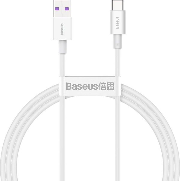 Baseus Superior Series Cable USB to USB-C, 66W, 1m (white)