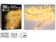 Deco 100 Φωτάκια MicroLED - 1 Μέτρο + 0.5 Μέτρο σύνδεσης , Πυκνή Διάταξη, Ασημί συρμάτινο καλώδιο - Θερμό λευκό 8720573754804