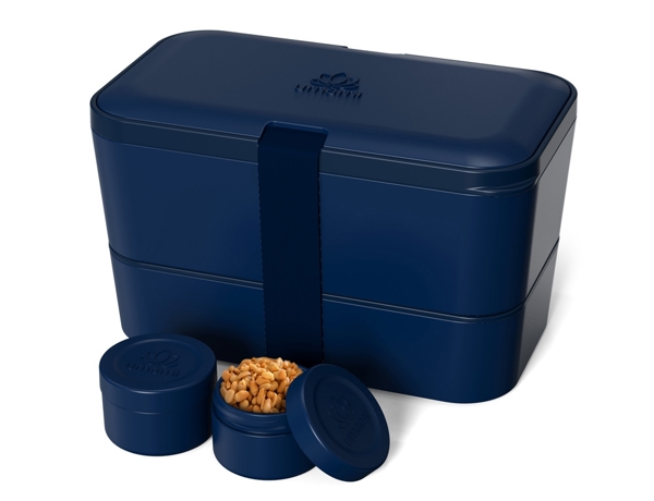 Δοχείο Φαγητού Lunch Box - Bento Box Premium Nestable Umami - Midnight Blue - Κατάλληλο για Φούρνο Μικροκυμάτων 3760326460526