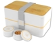 Δοχείο Φαγητού Lunch Box - Bento Box Umami - White &amp; Bamboo - Κατάλληλο για Φούρνο Μικροκυμάτων 3770010398592