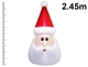 ΕΟΡΤΑΣΤΙΚΉ ΔΙΑΚΌΣΜΗΣΗ ΜΕΓΆΛΟΥ ΜΕΓΈΘΟΥΣ INFLATABLE SANTA HEAD 245CM 8720573673723
