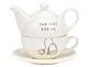 ΓΙΑ ΤΟ ΤΣΆΙ ΣΑΣ TEAPOT SET, TEA JUST FOR ME, SET OF 3, MADE OF POR 4007698638245