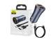 Φορτιστής Αυτοκινήτου Baseus Golden Contactor Pro, 2x USB-A, 40W, Γρήγορη Φόρτιση BPS II