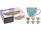 Σετ Κεραμικές Κούπες Καφέ Excellent Houseware χωρητικότητας 90ml - 6 τεμάχια 8719987593079
